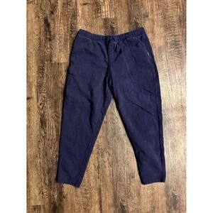 Eddie Bauer Sleepwear Joggers Pants Mens L Blue Cotton Blend Casual Drawstring